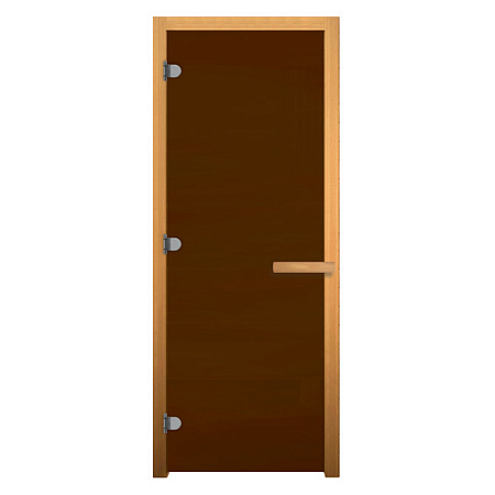 ДС  Бронза Матовая 200х70 (8мм, 3 петли 716 CR) (ОСИНА)