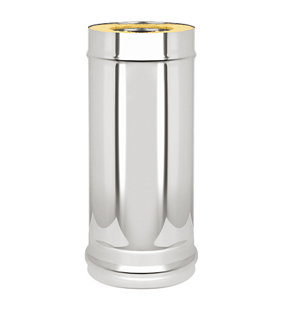 Сэндвич-труба Нерж+Нерж (AISI 316/304 (0,5мм/0,5мм) L-0,5м