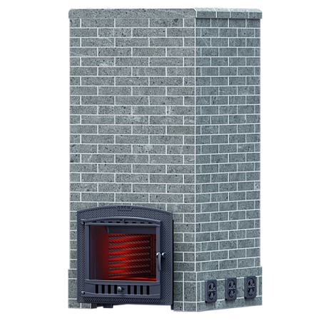 Облицовка РУССКИЙ ПАР Премиум Талькохлорит ГРОМ 50 П2 (h1900/50 верх)